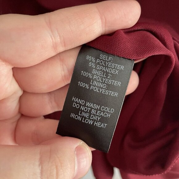 Lulus Women M Burgundy Come Alive Lace Sleeveless Bodycon Mini Dress NWT - Picture 8 of 12